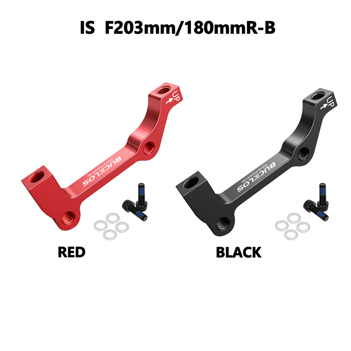 Bike Disc Brake Adapter Caliper for 180mm & 203mm Post Mount MTB Front Rear