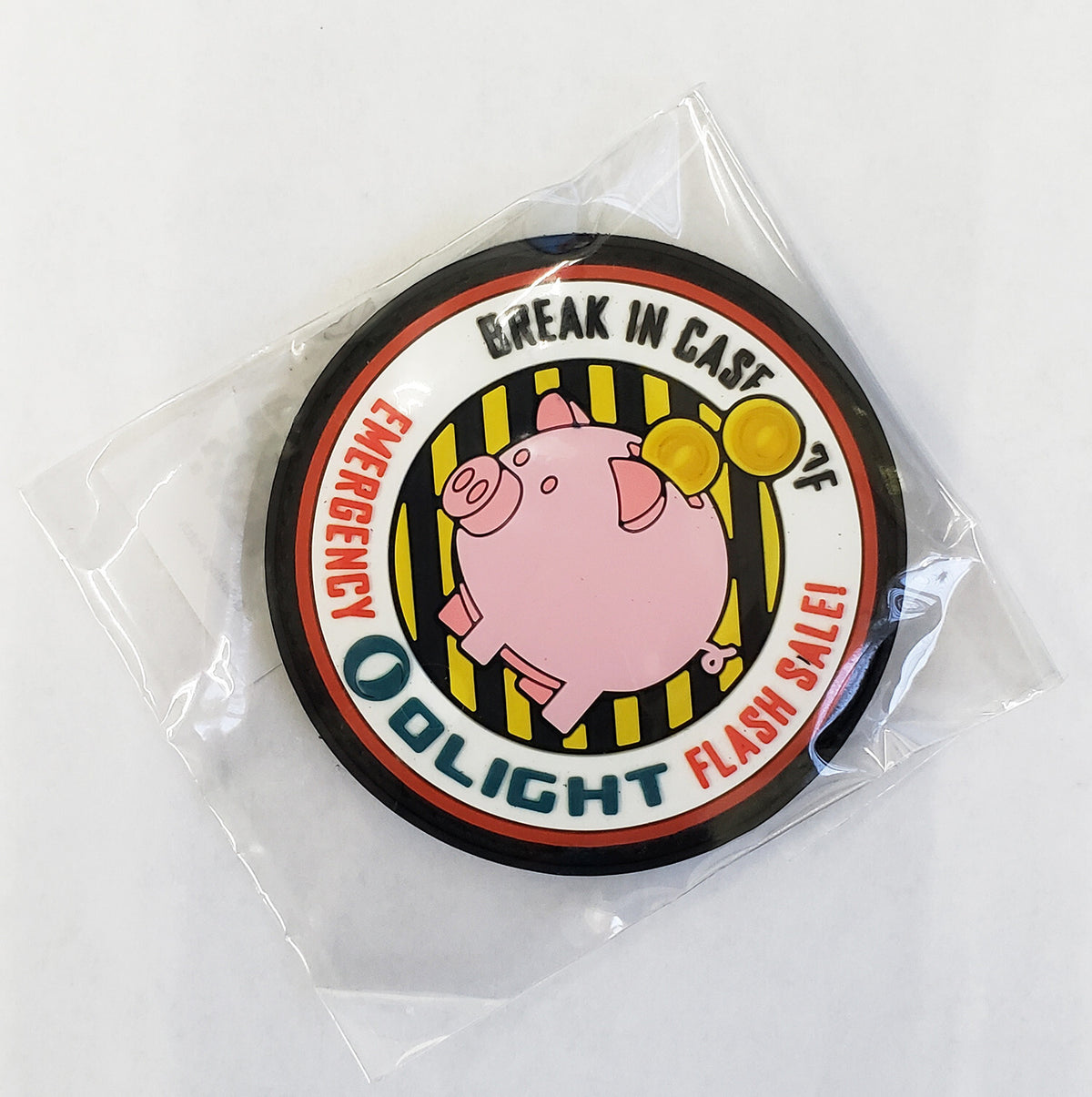 Olight Emergency Patch Swag - Break In Case Of Emergency 2.25 x 2.25 Inches