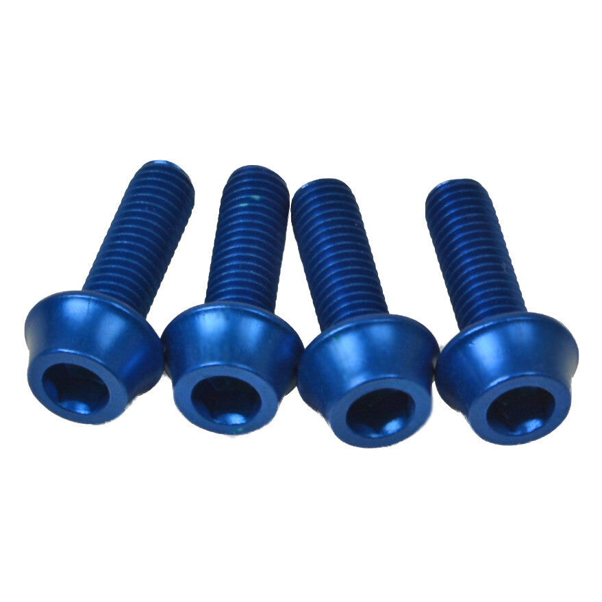 Lightweight Alloy Bottle Cage Bolts Set - M5x15mm Cycling Accessories