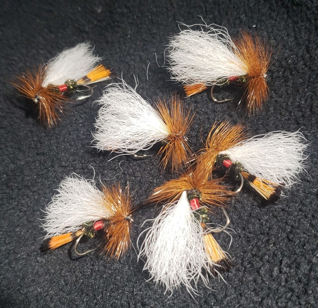 Fly Fishing Flies Size 18 - Custom Tied Dry Flies for Trout Fishing