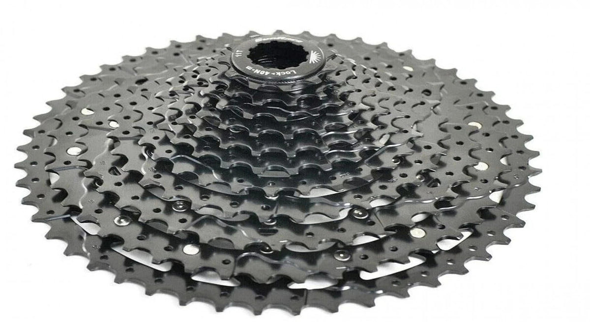 SunRace 11-Speed MTB Cassette 11-51T Wide Range Gear for Trails & Road