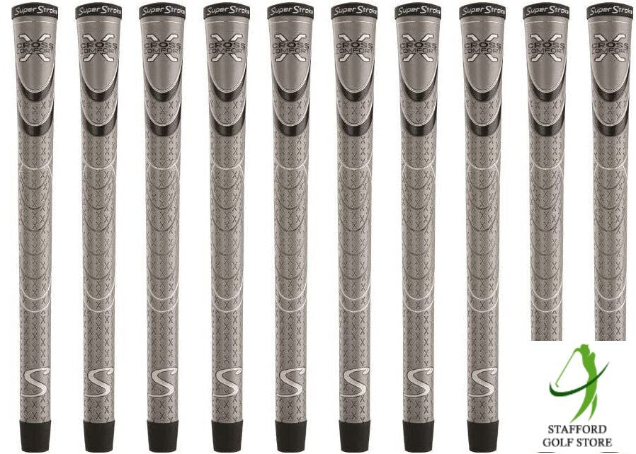 Golf Grip Set - Super Stroke Cross Comfort Undersize, Standard, Midsize & Jumbo