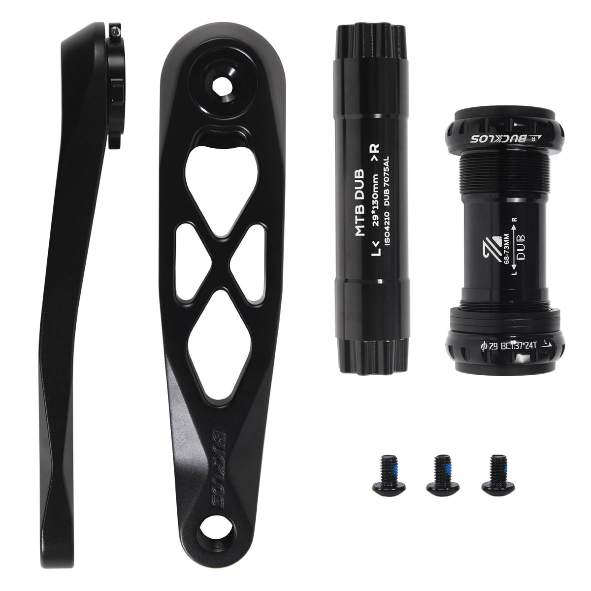 Enduro MTB Bicycle Cranks with DUB Bottom Bracket 170mm for Mountain Bikes