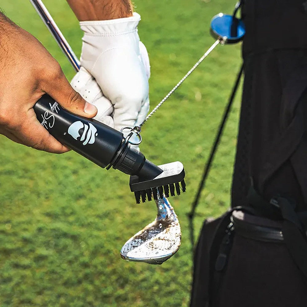 Golf Club Water Brush with Leakproof Reservoir & Nylon Bristles