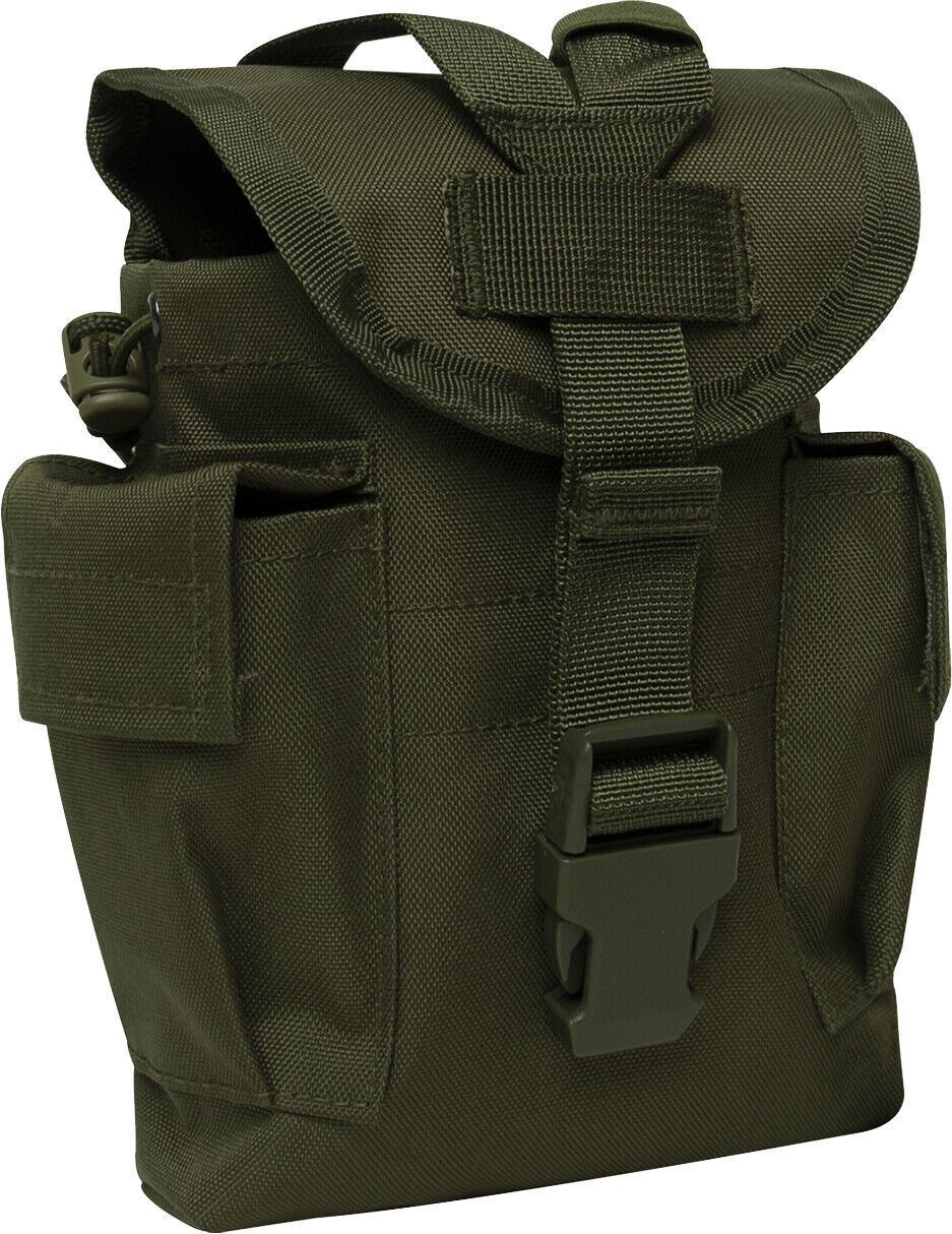 MOLLE II Canteen Cover & Tactical Utility Pouch Belt Attachment for MOLLE Gear