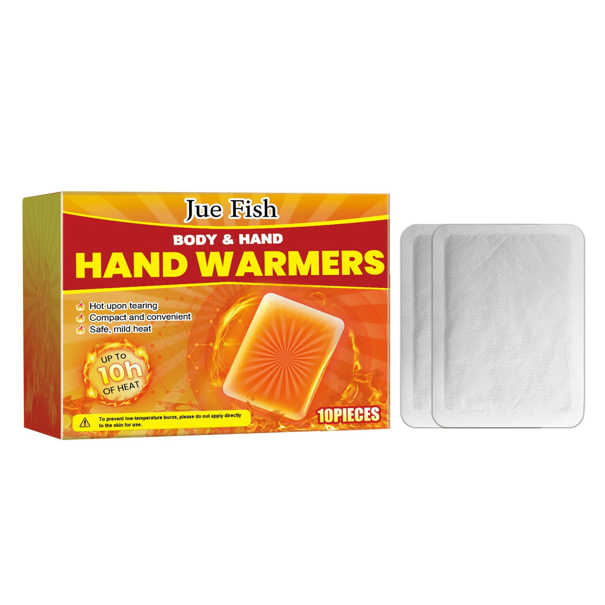 Natural Odorless Hand Warmers Pack - Safe Pocket Heat for Outdoor Activities