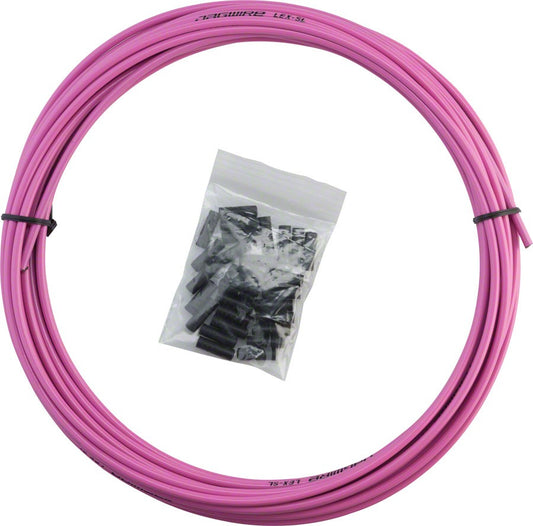 Jagwire 4mm Pink Bicycle Derailleur Housing 10M Pre-Lubricated Sport Cable