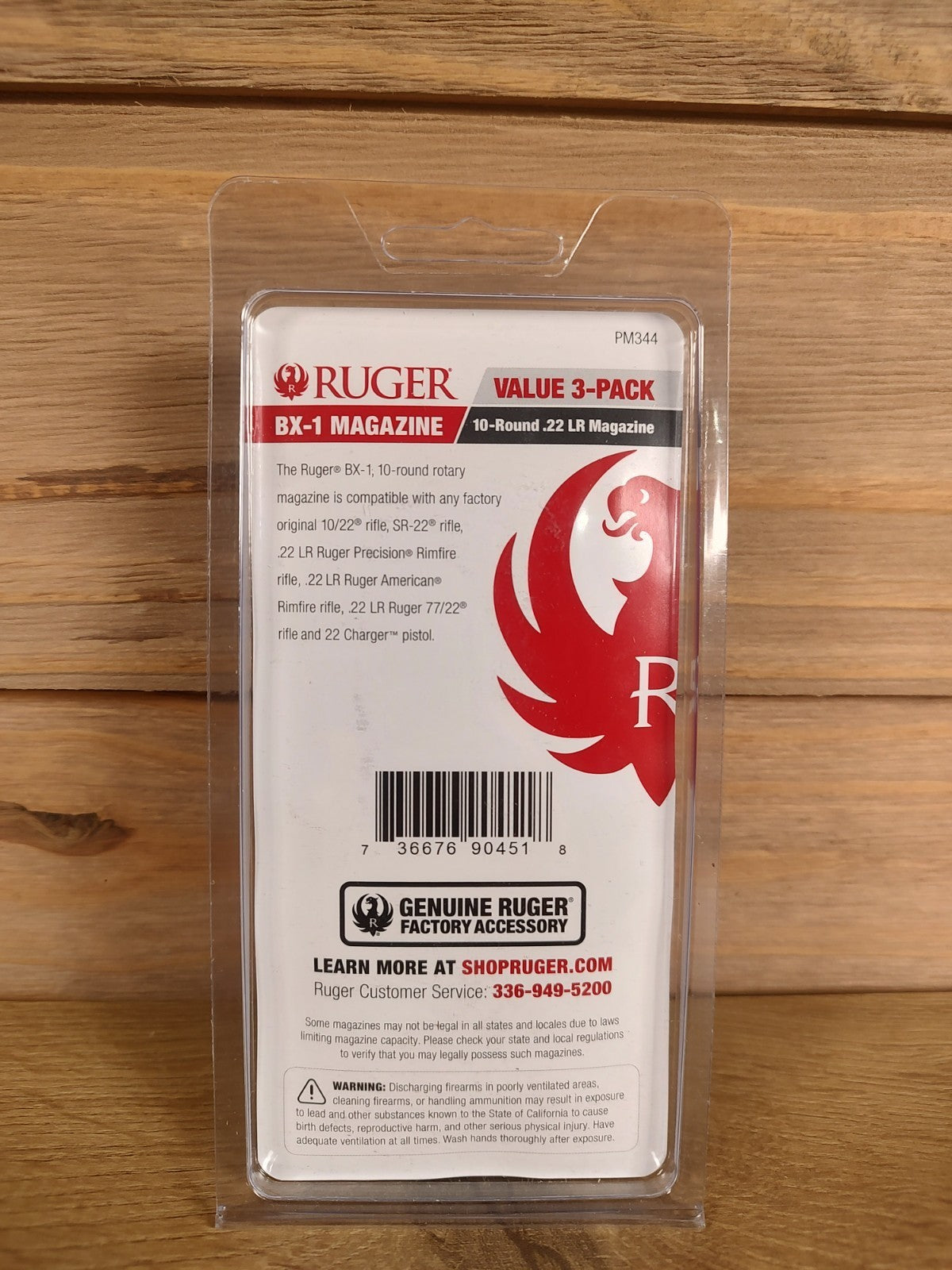 Ruger BX-1 10/22 Rotary Magazine 10 Round .22 LR - 3 Pack