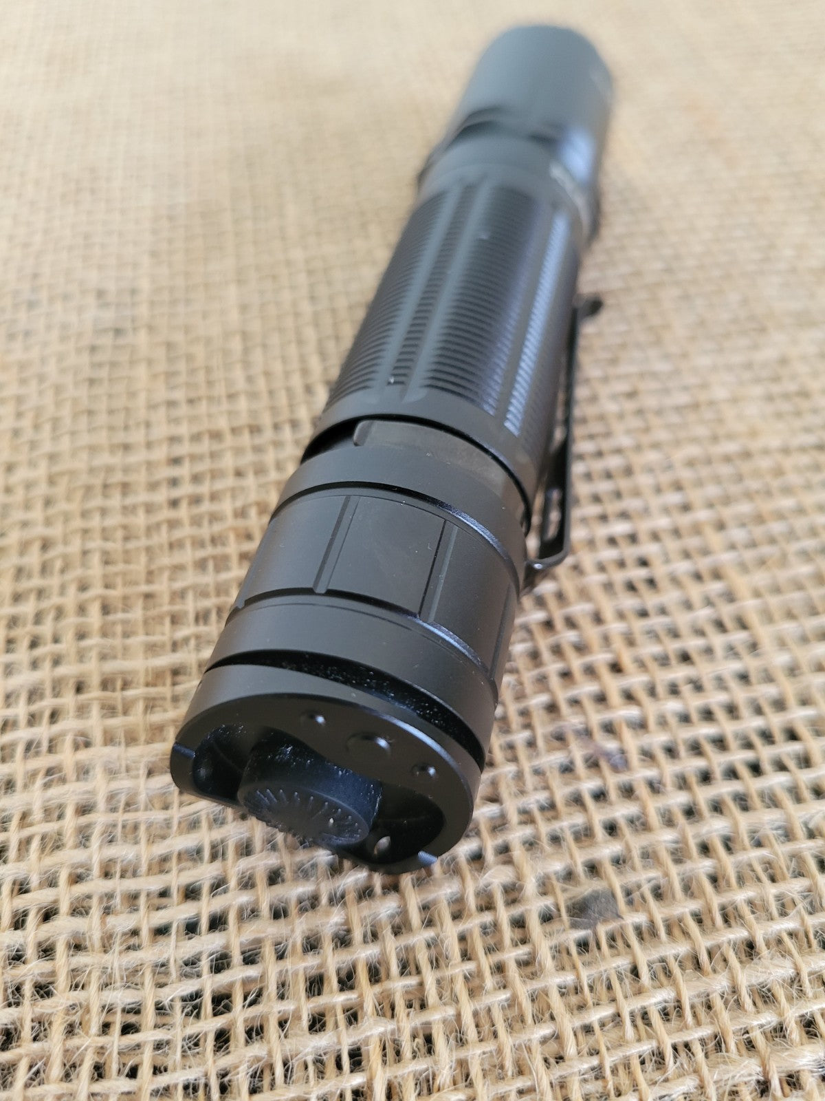 Rechargeable Water-Resistant Tactical Flashlight with Strobe, 2100 Lumens