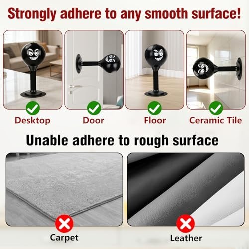 Desktop Punching Bag Stress Relief Toy with Suction Cup - Heavy Duty Fun Gift