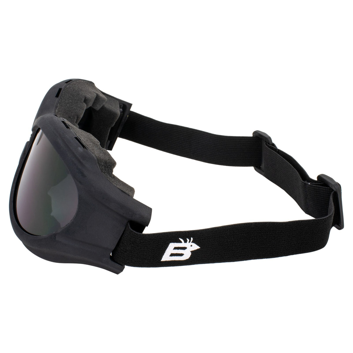 Motorcycle ATV Goggles Over Glasses Fit Anti-Fog Smoke & Yellow Lenses