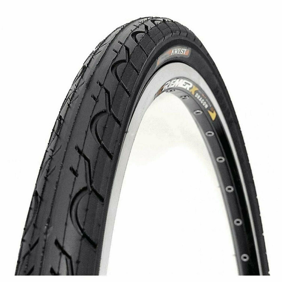 700x35C Bicycle Tire for Street Use with Deep Grooves and Smooth Tread