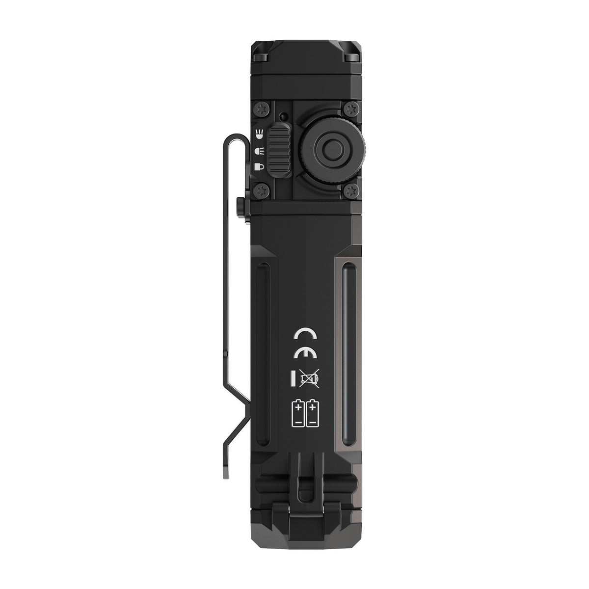 Rechargeable Compact LED Tactical Flashlight - USB-C Portable EDC Light
