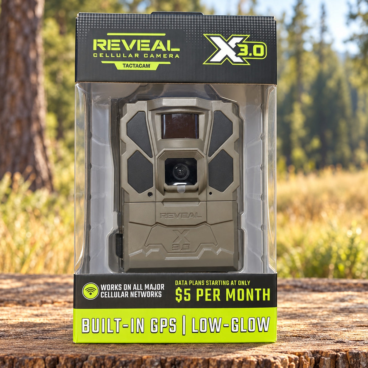 Cellular Trail Camera 4K GPS Night Vision Low-Glow IR Wildlife Monitoring