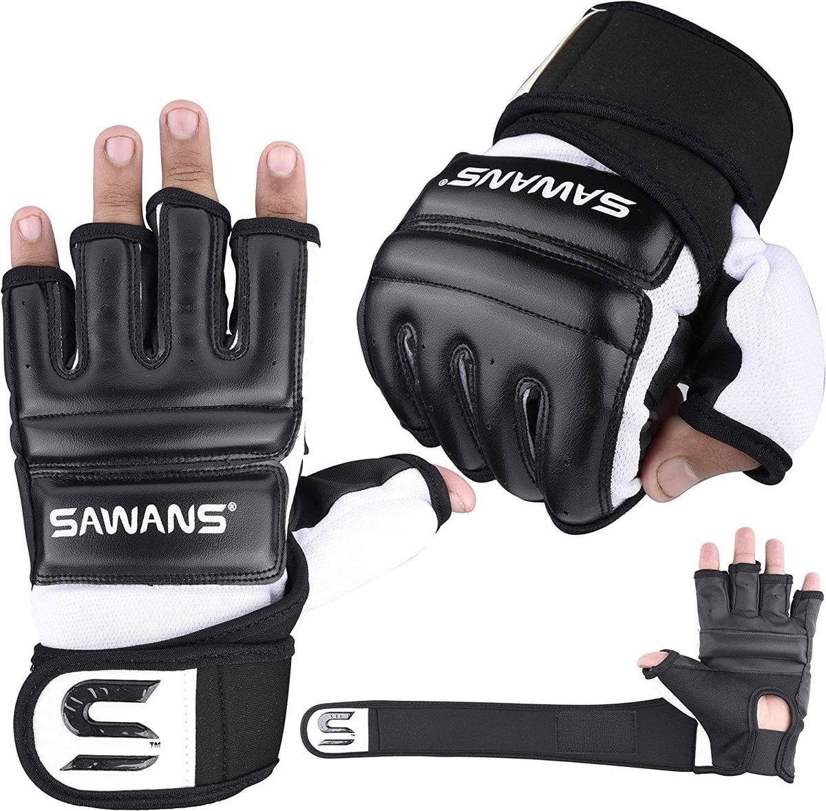 Martial Arts Boxing Gloves MMA Punch Mitts Body Combat Training Gear