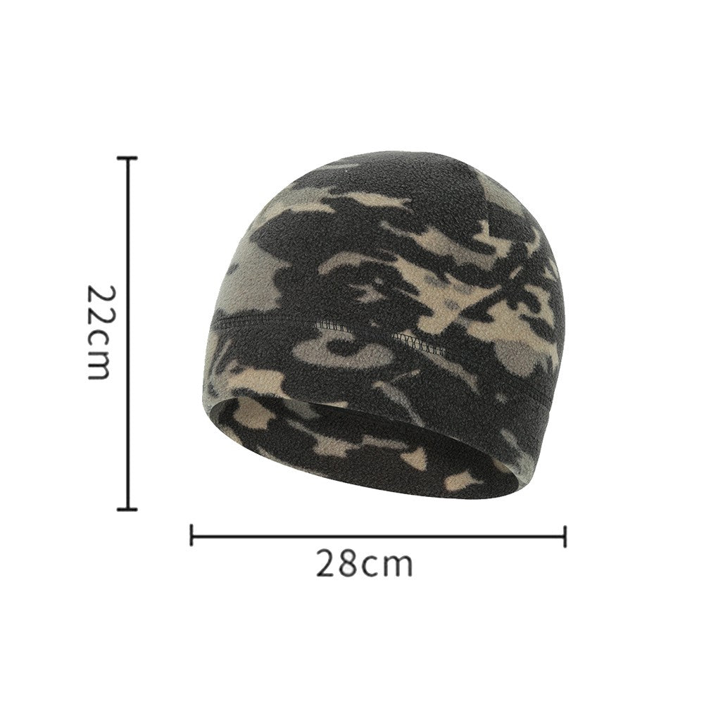Winter Fleece Skull Cap Beanie for Men and Women - Windproof Ski & Outdoor Hat