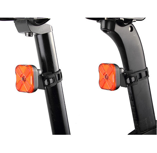 USB Rechargeable Bike Tail Light 50 Lumens with Warning Mode and Multiple Mounting Options