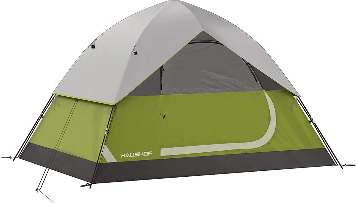 Family Dome Camping Tent with Removable Rainfly, 2-4 Person, Waterproof & Easy Setup