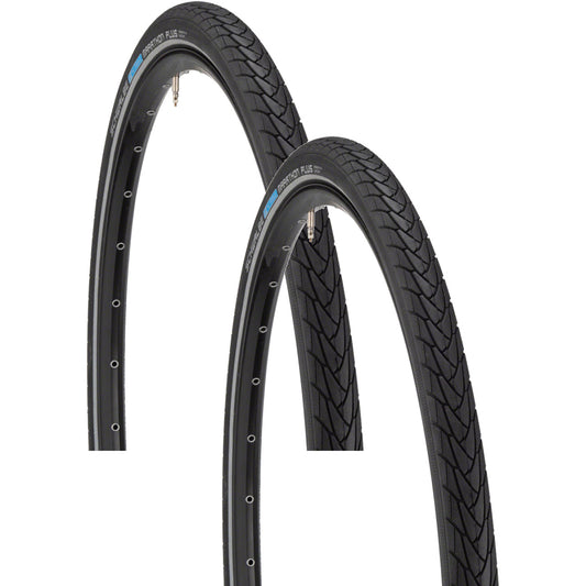 2 Pack Road Bicycle Tires 700x32 Clincher Wire Bead with Puncture Protection