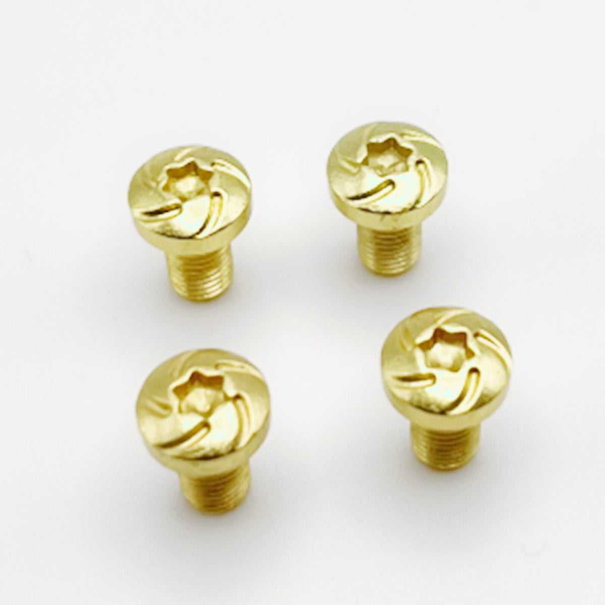 1911 Pistol Grip Screws Spiral Design - Multiple Colors, Stainless Steel