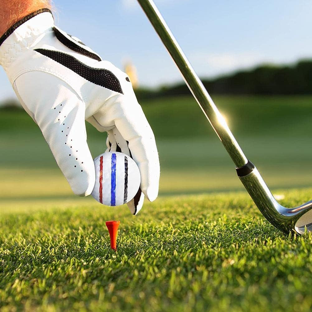 Golf Ball Line Marker Set with Letter Stencils & Permanent Markers