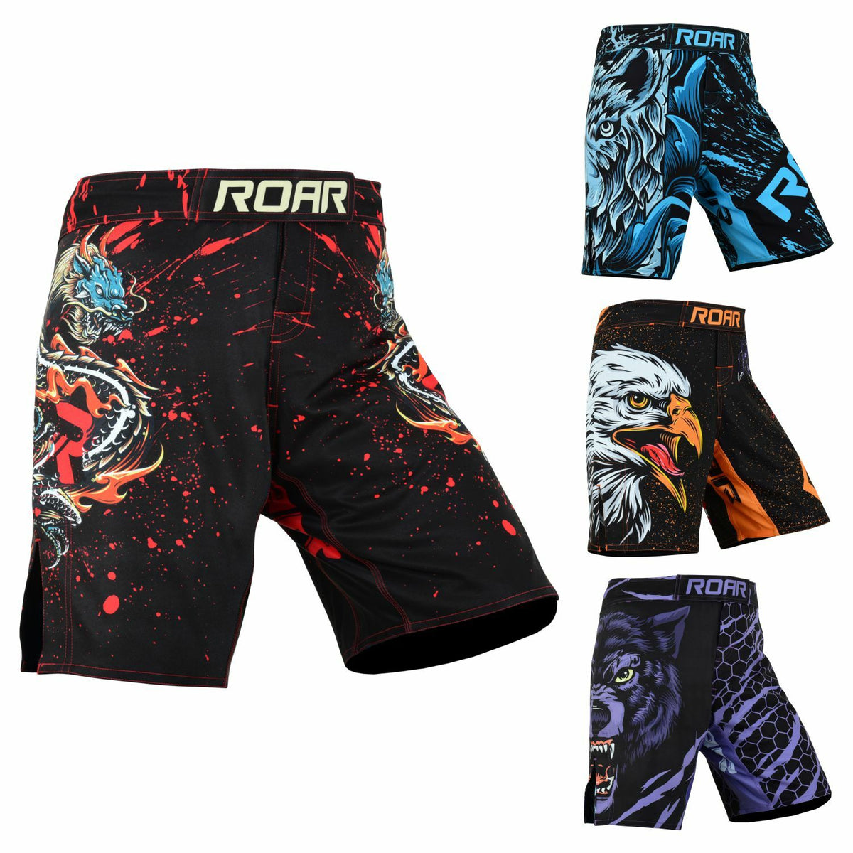 Boxing MMA Shorts for Kickboxing Muay Thai & Grappling Men’s Training Shorts