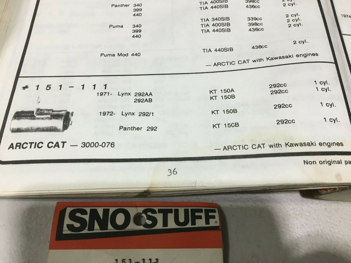 Vintage NOS Motorcycle 3000 076 Condensers & Points Set for Kawasaki 292