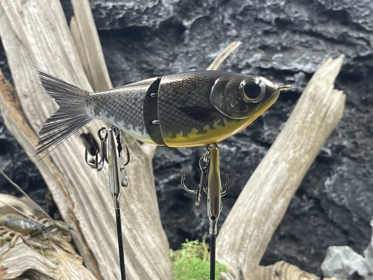 Custom 4.72 Inch Largemouth Bass Glidebait - Soggy Bottom Boy Style