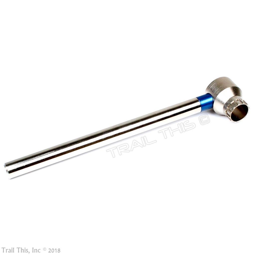 Bicycle Cassette Lockring Remover Tool with Handle - Fits 12-Spline Lockrings