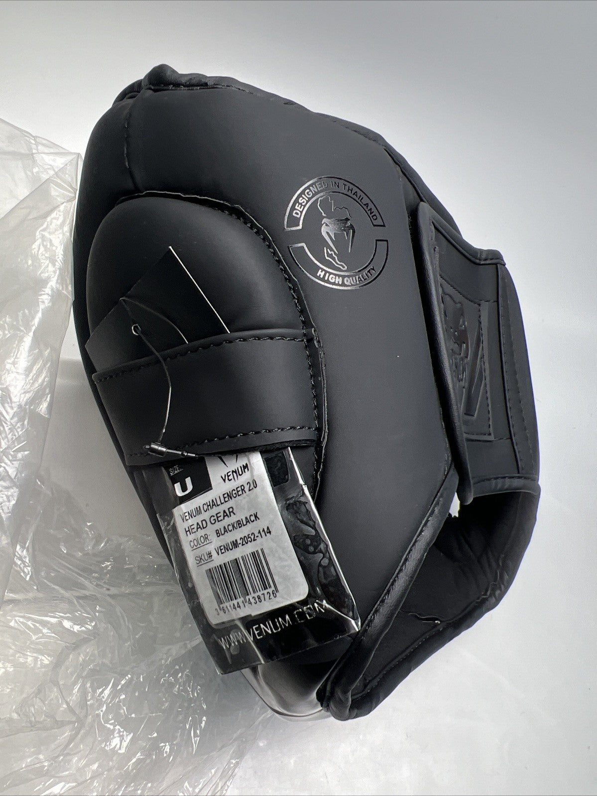 Martial Arts Headgear - Black, Venum Challenger 2.0 Size Unique