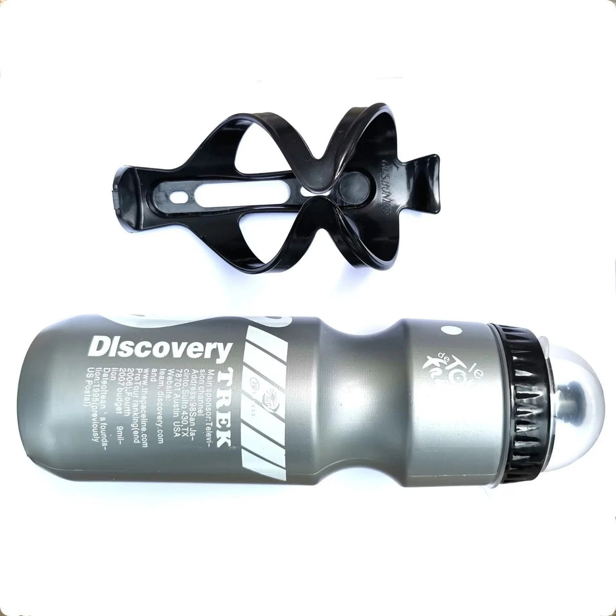 750ml Bicycle Water Bottle with Cage - Cycling Hydration Bottle