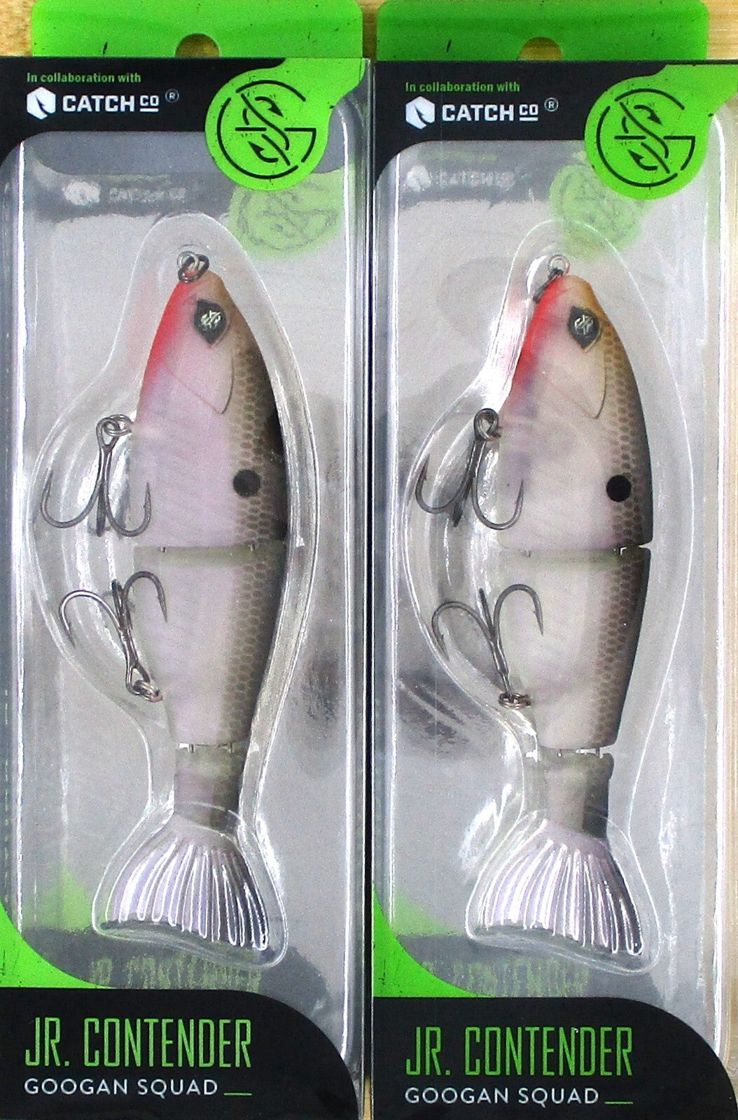 Googan Squad 4.5-Inch Slow Sink Soft Plastic Swimbaits Assortment - 2/3 Oz