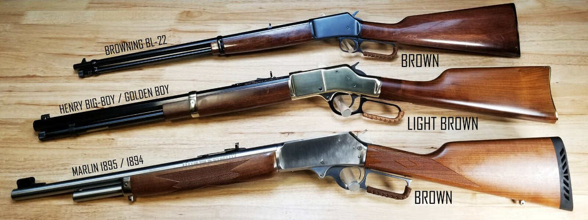 Leather Lever Wrap Kit for Lever-Action Rifles & Shotguns - 2 Pack