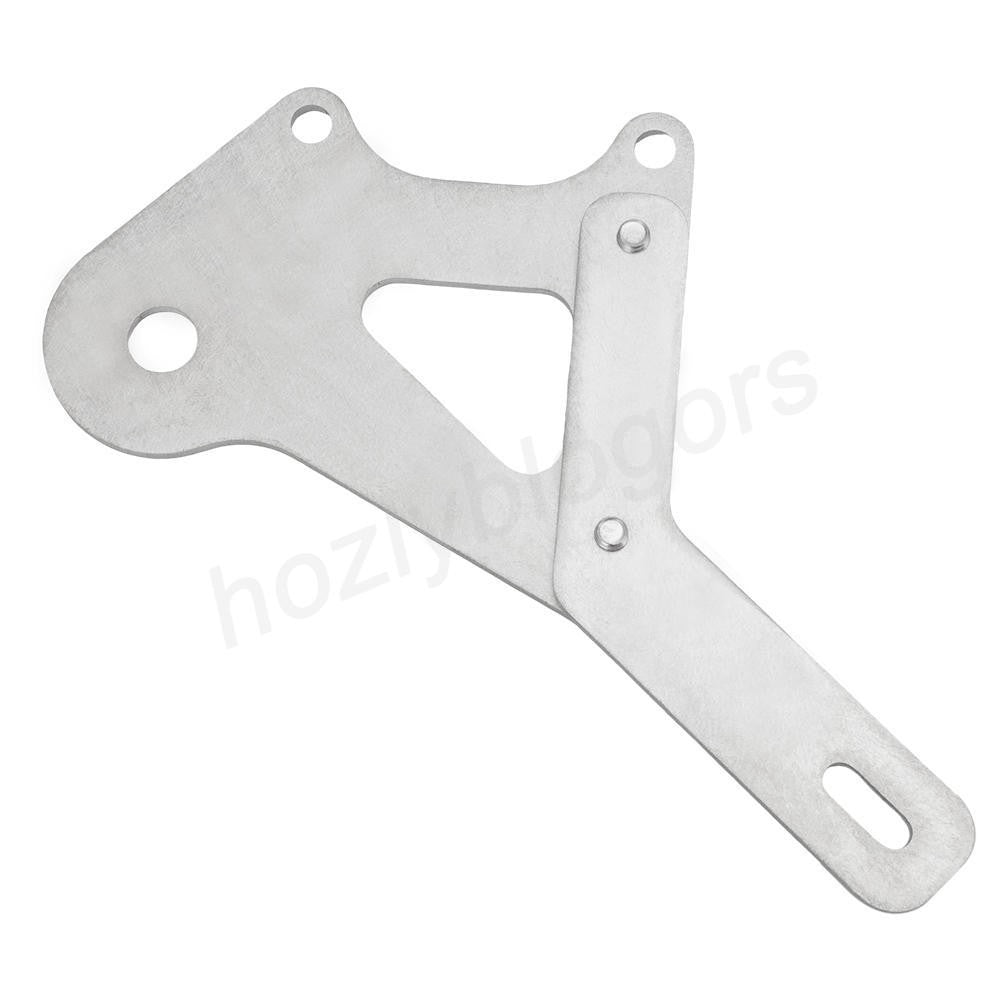Rear Disc Brake Adapter for Razor Pocket Mod Electric Dirt Bike - Silver Aluminum