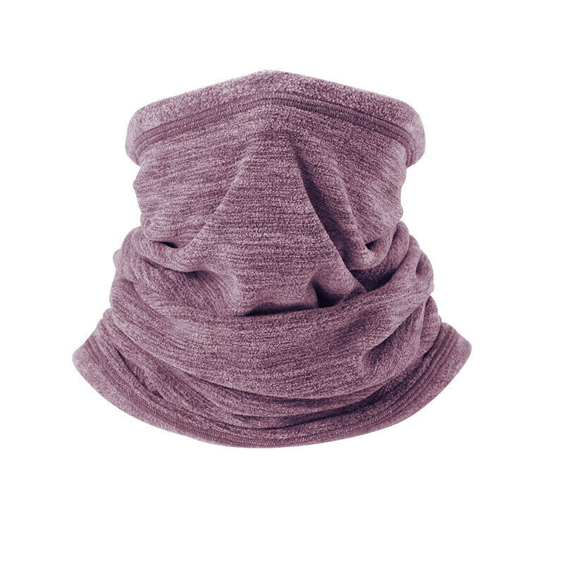Winter Windproof Fleece Neck Gaiter Face Mask Scarf for Cold Weather