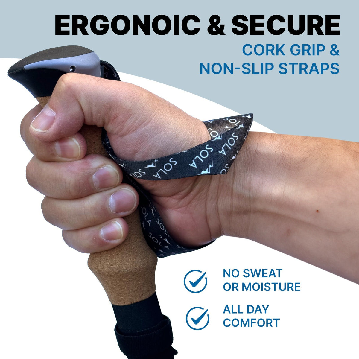 Lightweight Collapsible Hiking Poles - Foldable Trekking Sticks for Outdoor Adventure