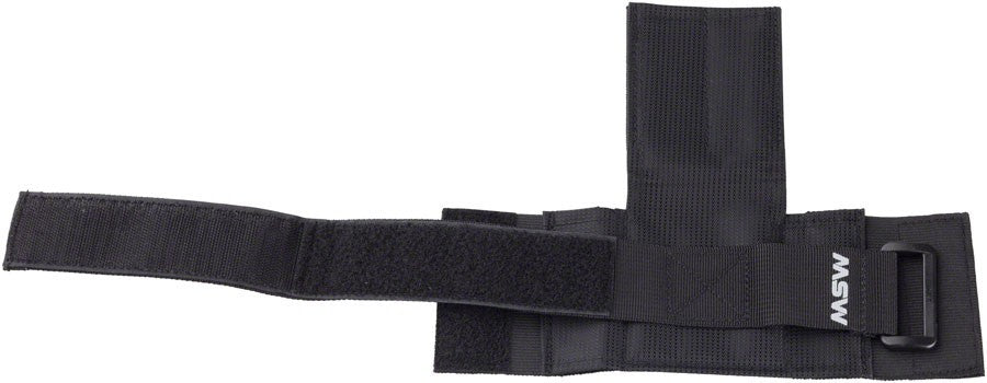 Bike Saddle Tool Bag - Black Seat Wrap with Elastic Compartments for Cycling