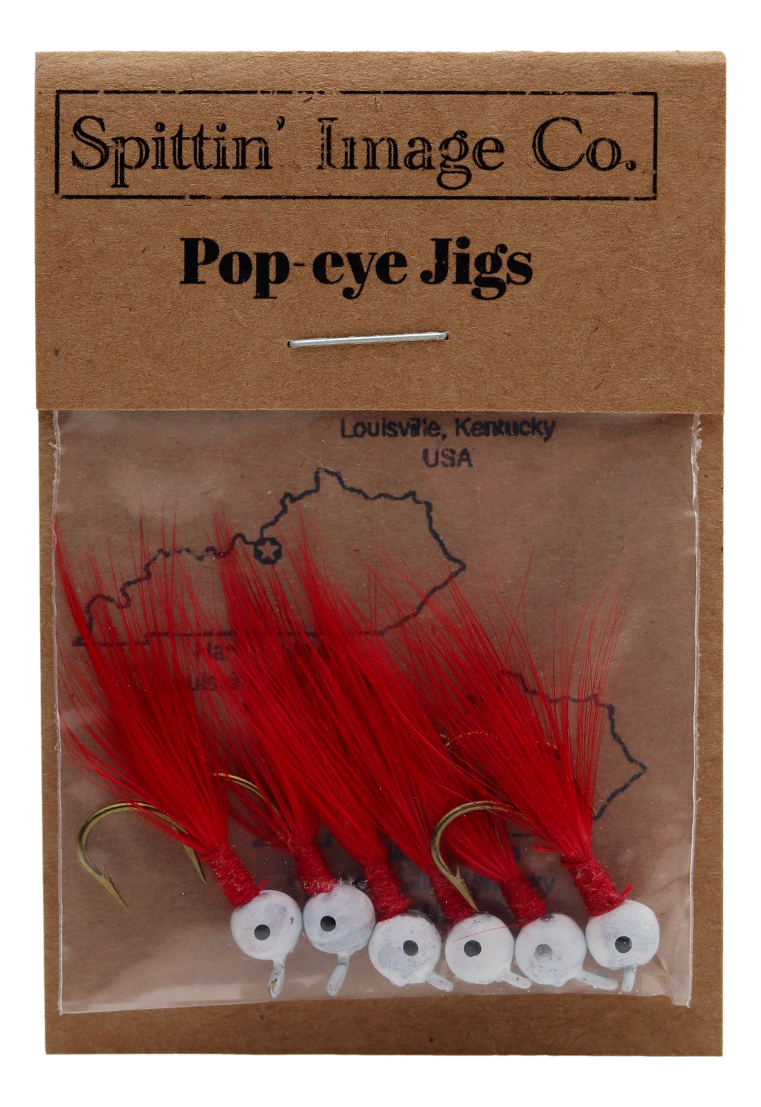 Artificial Fishing Jigs - 1/20 oz Flies with Hand Tied Feathers - 6 Pack