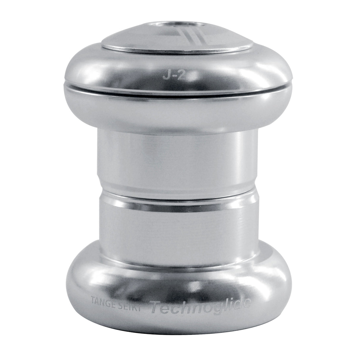 Tange Seiki J-2 Bicycle Headset 1 Inch Silver with Top Cap