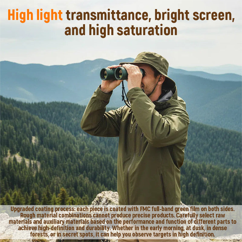 Waterproof Fogproof 10x42 Binoculars for Outdoor Bird Watching & Nature Viewing