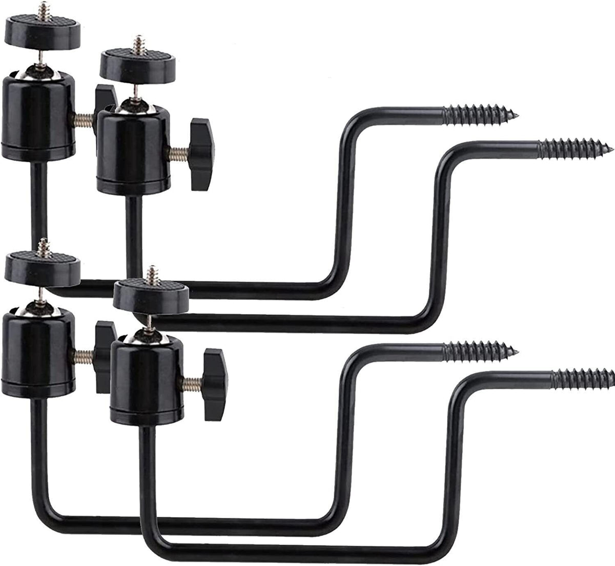 4 Pack Adjustable Tree Mount for Trail & Game Cameras - 360° Rotating Camera Holder