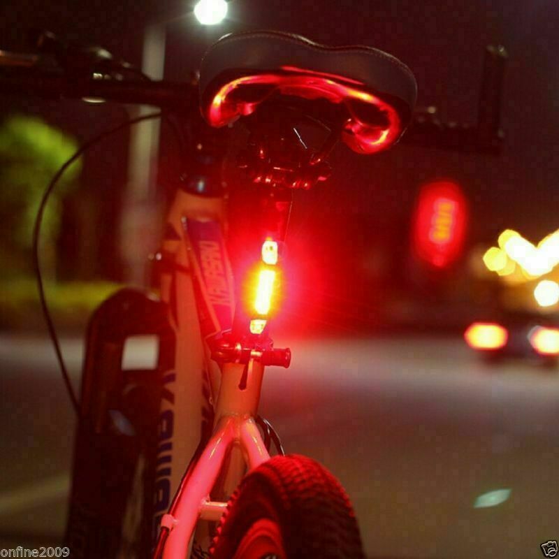 Rechargeable 500LM Bicycle Front & Rear LED Headlight Set with Zoomable & Swivel Features