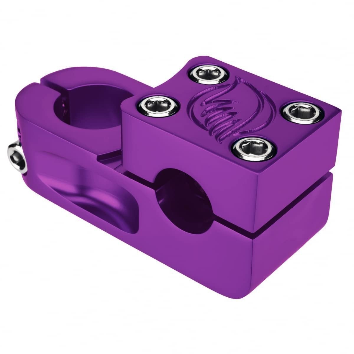 BMX Stem - Lightweight Aluminum Inline 0-Degree Bike Part for BMX Racing & Tricks