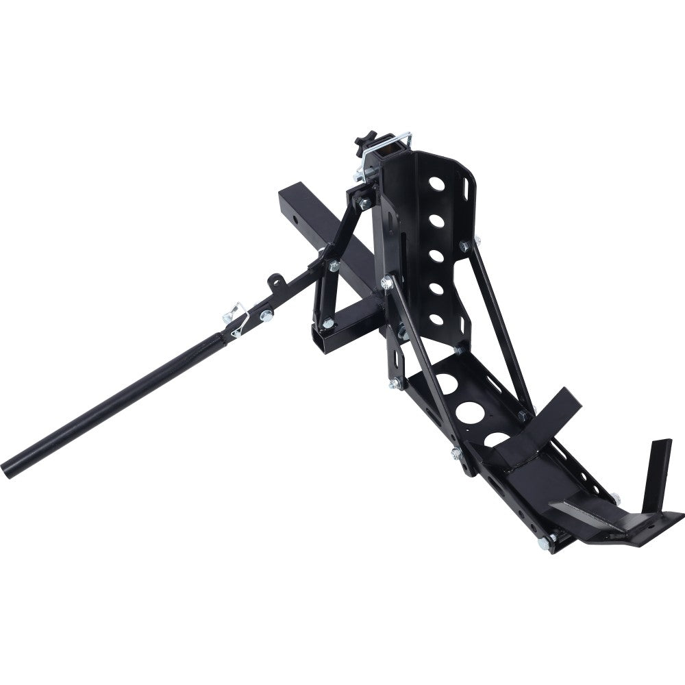 Heavy Duty Motorcycle Trailer Hitch Carrier 800Lbs 2-Inch Receiver Steel
