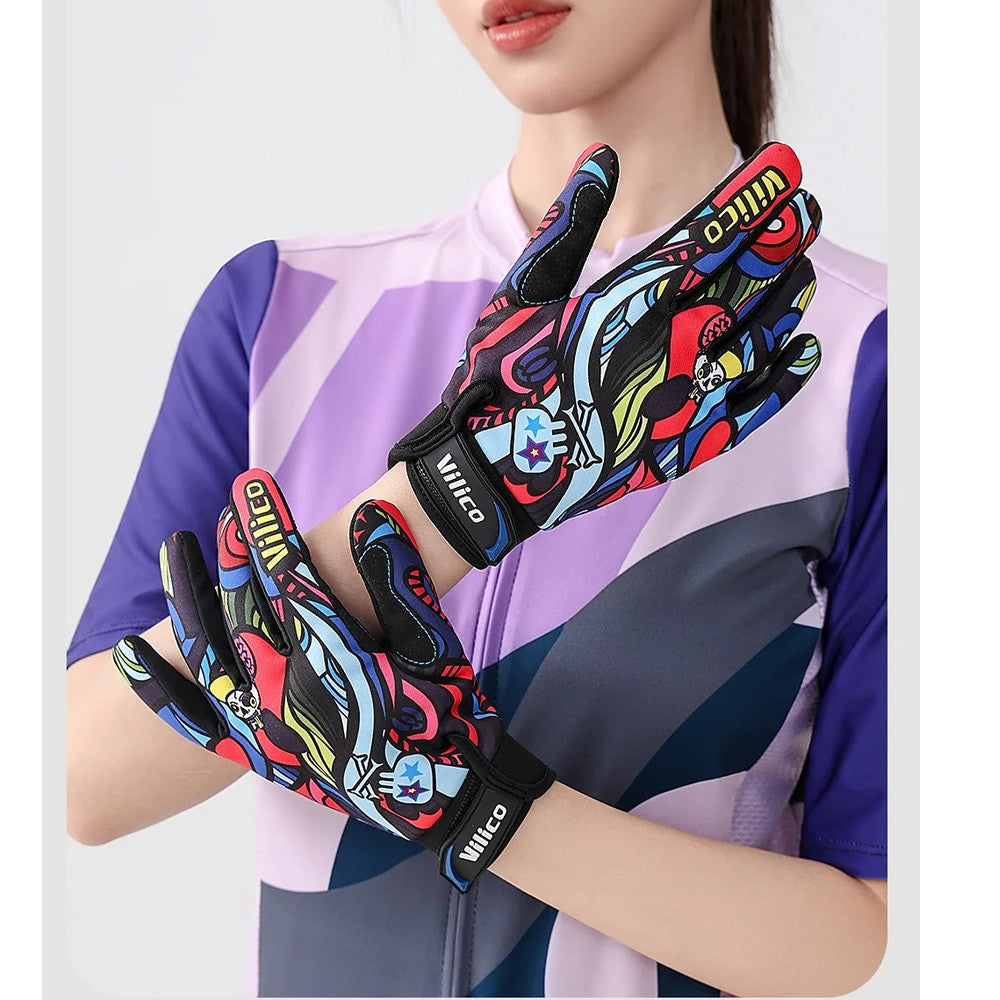 Motorcycle Riding Gloves Touch Screen Anti-Slip Shock Absorbing Breathable