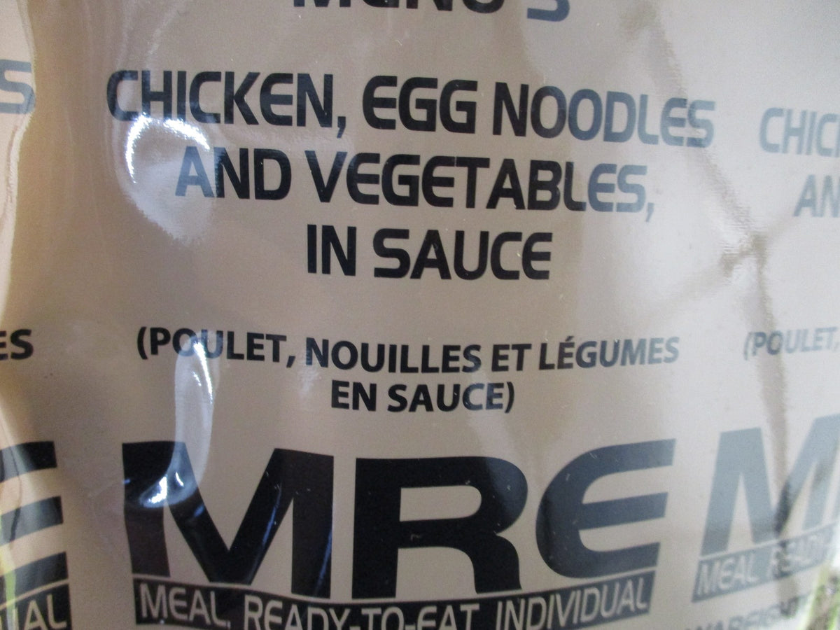 Genuine US Military MRE Meal - Ready-to-Eat, Shelf-Stable, Multiple Flavors