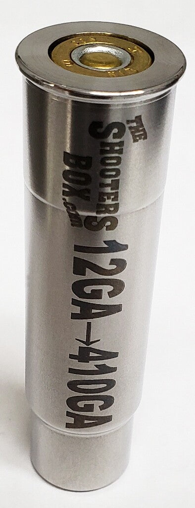 12GA to 410GA Shotgun Adapter - Stainless Steel, Chamber Reducer for Break Open Shotguns