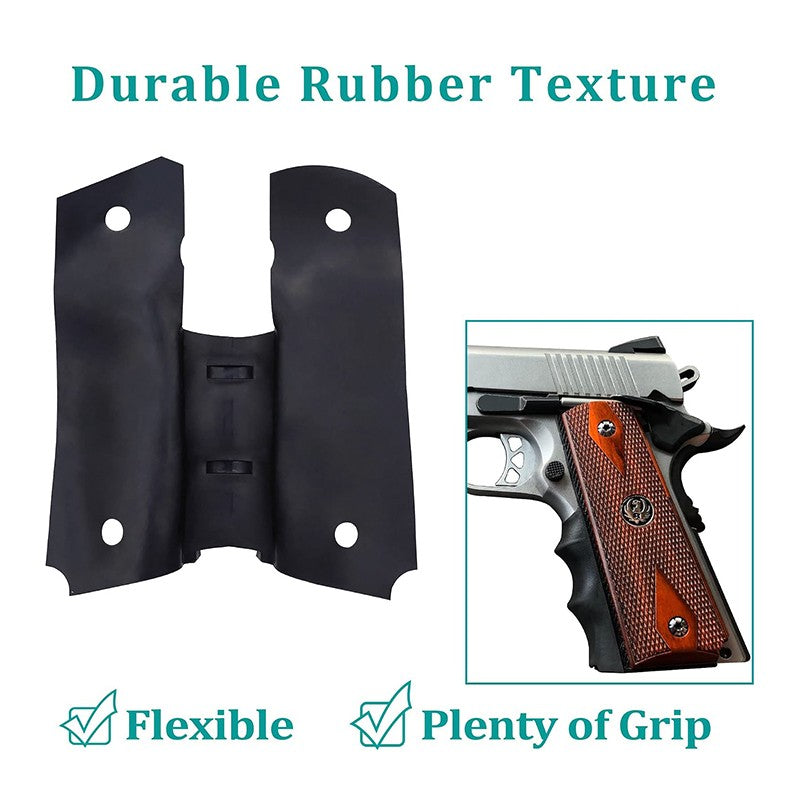 1911 Government Rubber Finger Grip Insert for Pistol Enhancement