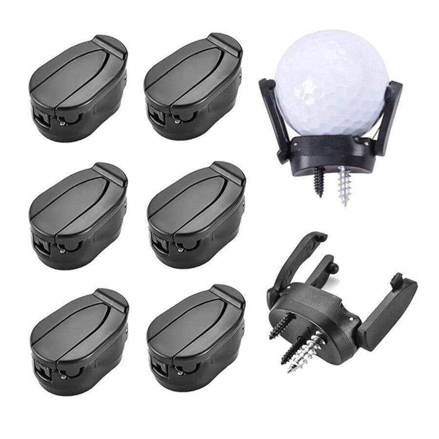 Golf Ball Pick Up Tool 6 Pack - Putter Grip Retriever for Golfers