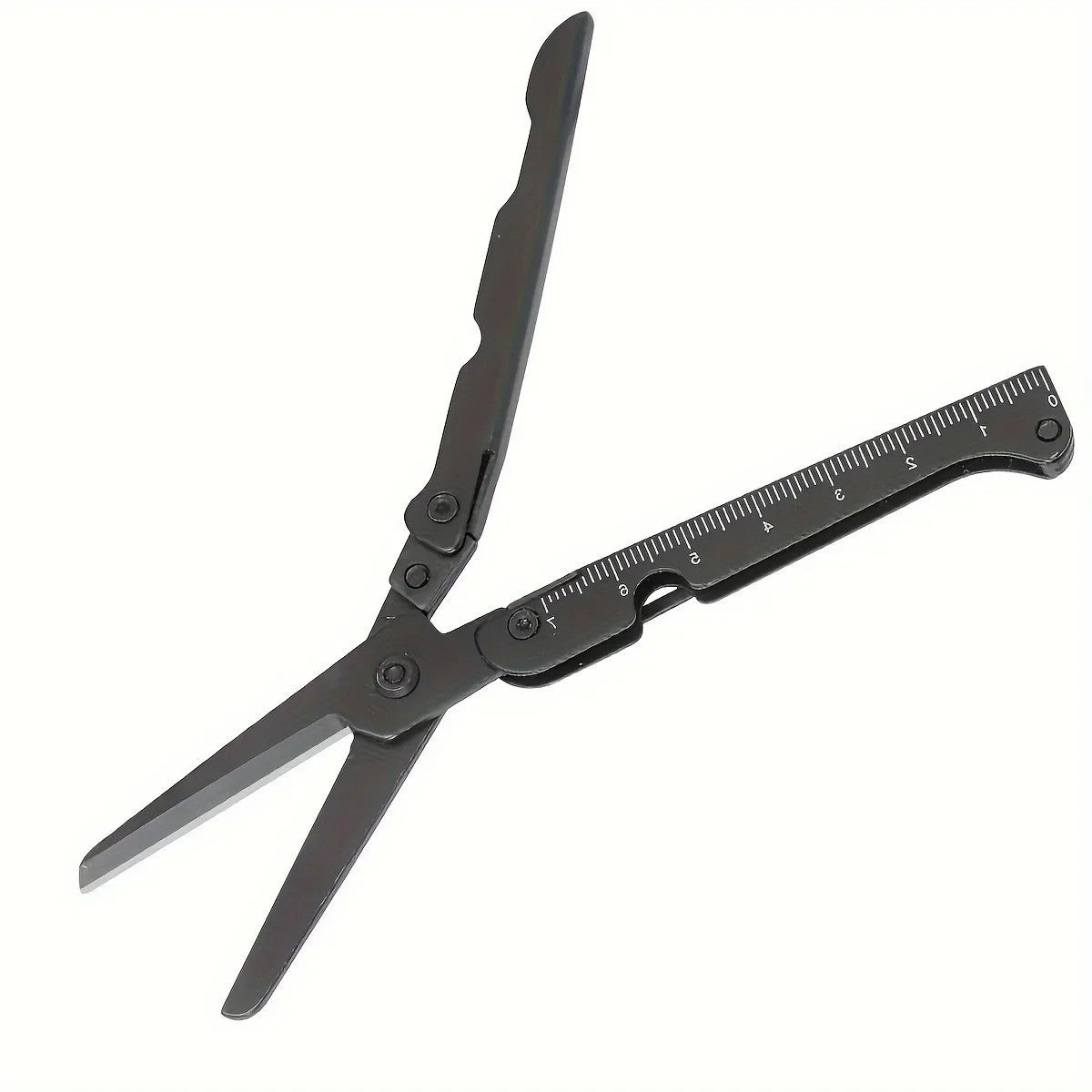 Portable Multi-Functional Folding Scissors for Outdoor Survival Stainless Steel